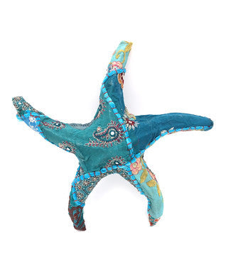 Fabric-Wrapped Starfish Figurine