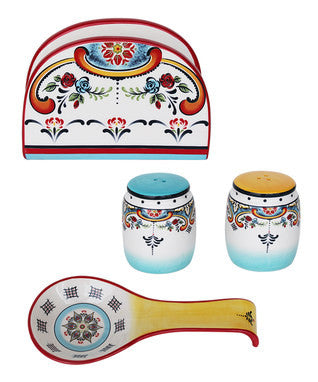 Four-Piece Zanzibar Salt & Pepper Set